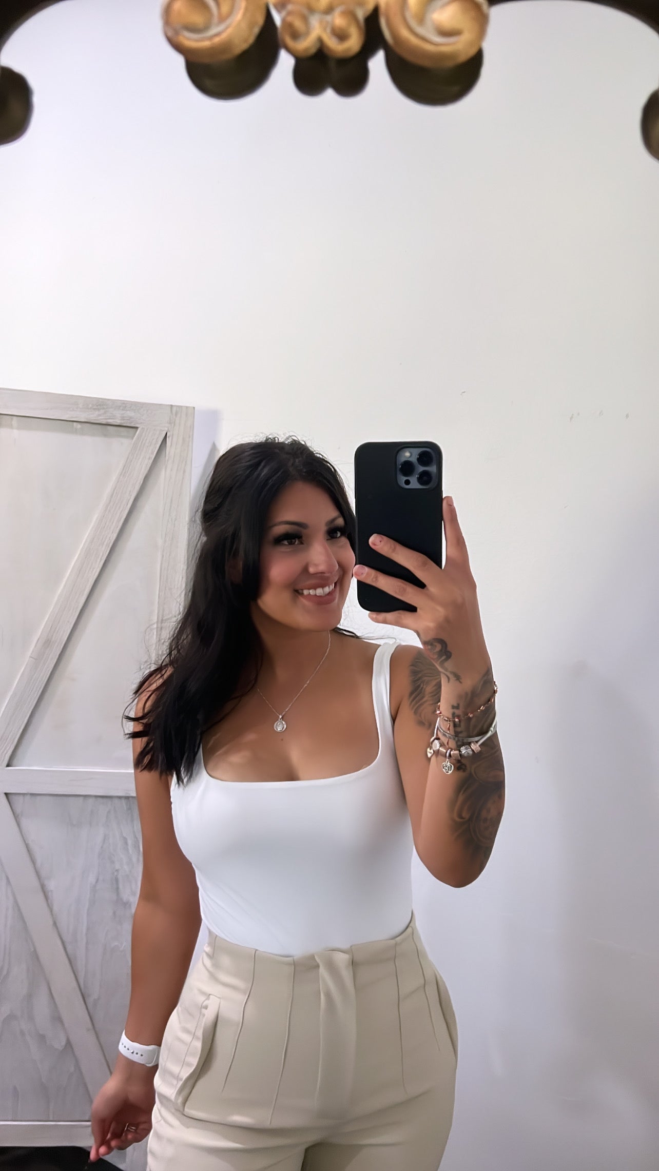 White Tank Bodysuit