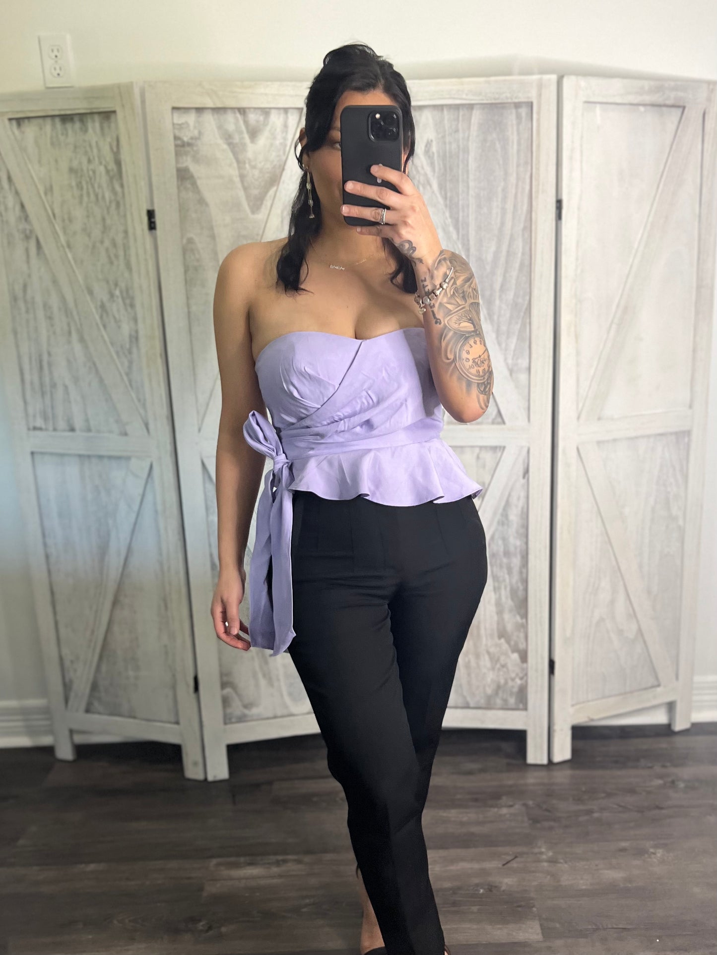 Lavender Corset Top