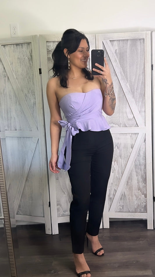 Lavender Corset Top