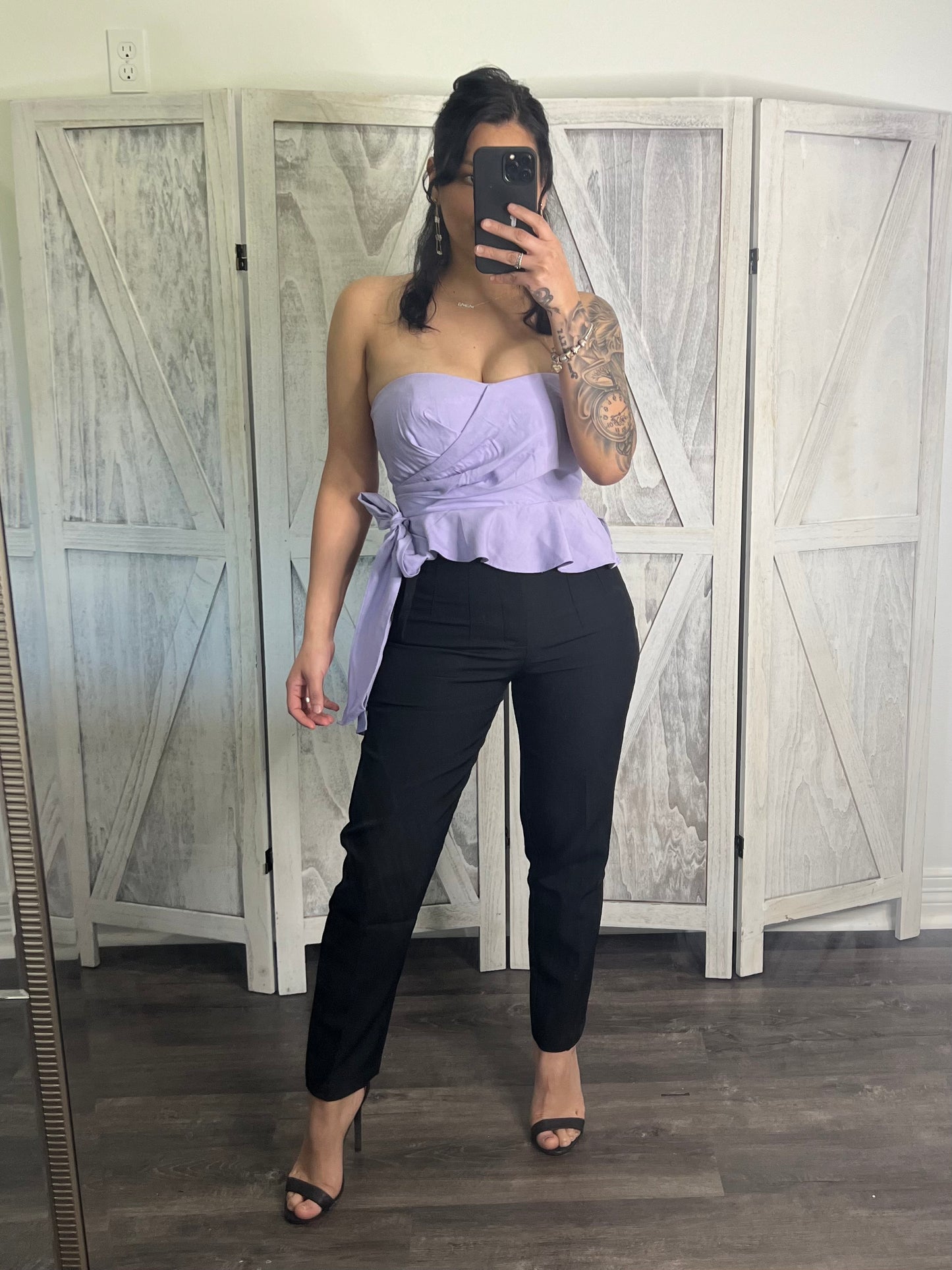 Lavender Corset Top